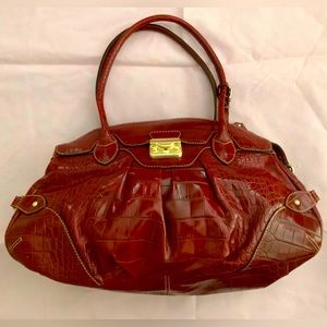 Large Red Leather Maxx New York Purse